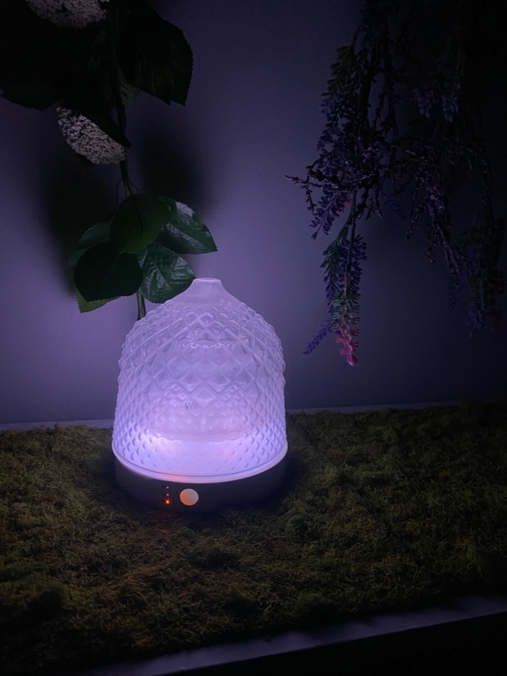 Textured Glass Aroma Diffuser - Picture 4 of 5